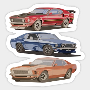 Musclecars Sticker